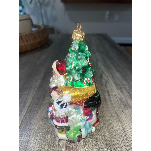 Christopher Radko Blown Glass Ornament Trim a Tree-O Santa Tree Sleigh Presents - Picture 4 of 6